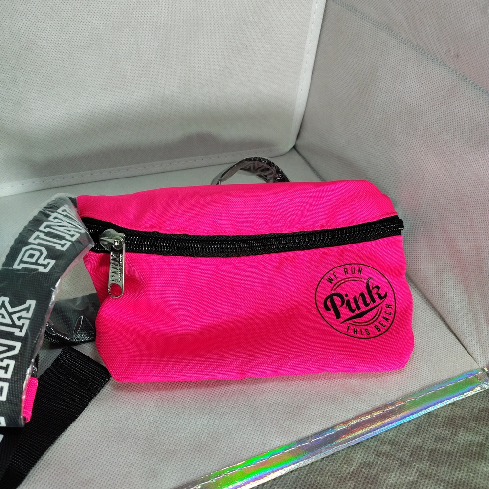 PINK Victoria's Secret Neon Pink Waist Bag